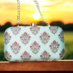 Exclusive Clutch with Floral Design Clutch La Vie Bien Exclusive Clutch with Floral Design