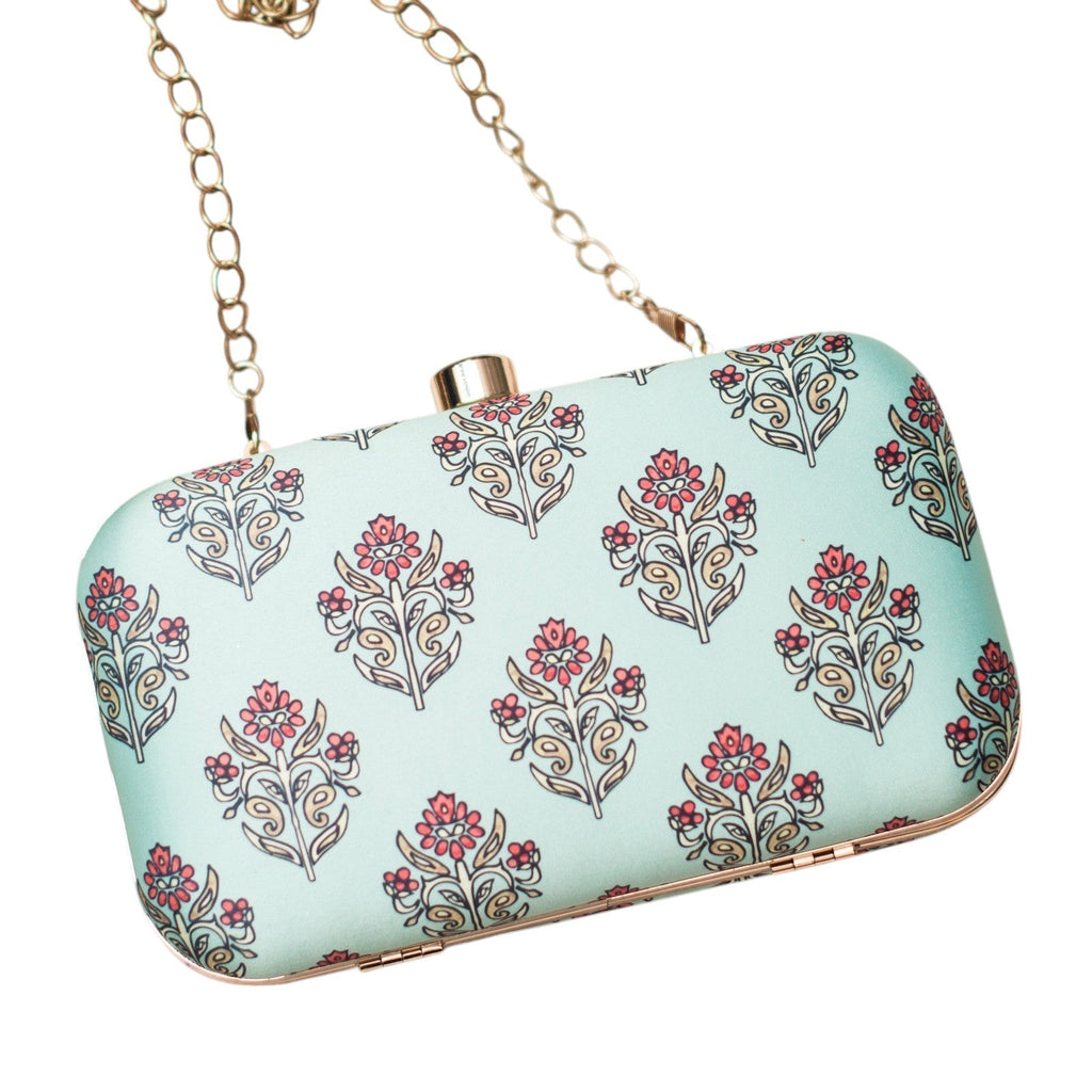 Exclusive Clutch with Floral Design Clutch La Vie Bien Exclusive Clutch with Floral Design