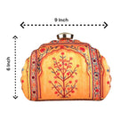 Exclusive Clutch with Floral Design & Unique Shape Clutch La Vie Bien Exclusive Clutch with Floral Design & Unique Shape
