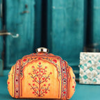 Exclusive Clutch with Floral Design & Unique Shape Clutch La Vie Bien Exclusive Clutch with Floral Design & Unique Shape