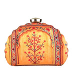 Exclusive Clutch with Floral Design & Unique Shape Clutch La Vie Bien Exclusive Clutch with Floral Design & Unique Shape