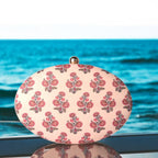 Exclusive Clutch with Flower Print & Metal Change Sling Clutch La Vie Bien Exclusive Clutch with Flower Print & Metal Change Sling