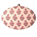 Exclusive Clutch with Flower Print & Metal Change Sling Clutch La Vie Bien Exclusive Clutch with Flower Print & Metal Change Sling