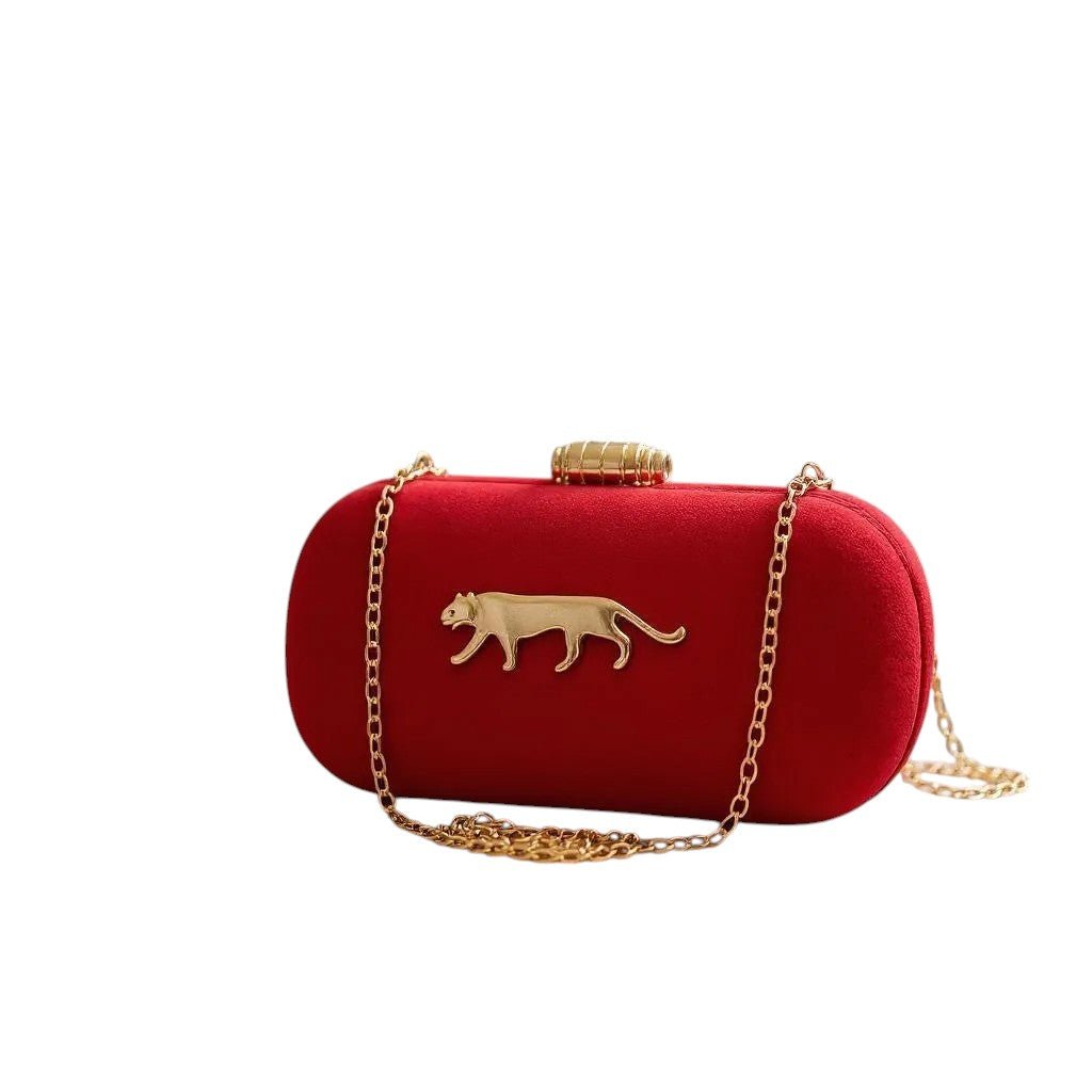 Exclusive Clutch with Jaguar Design Clutch La Vie Bien Exclusive Clutch with Jaguar Design
