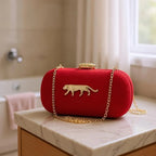 Exclusive Clutch with Jaguar Design Clutch La Vie Bien Exclusive Clutch with Jaguar Design