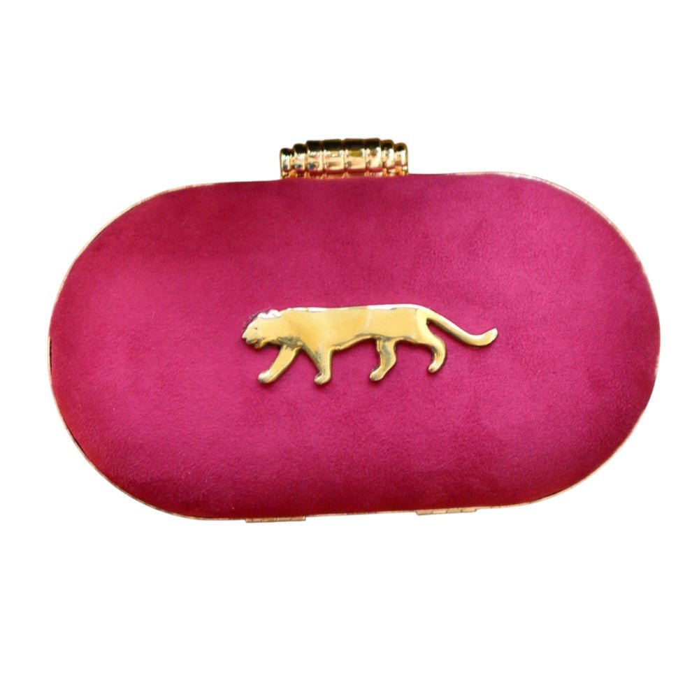 Exclusive Clutch with Jaguar Design Clutch La Vie Bien Exclusive Clutch with Jaguar Design