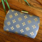 Exclusive Gray Clutch with Golden Zari Butti Design Clutch La Vie Bien Exclusive Gray Clutch with Golden Zari Butti Design