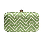 Exclusive Lehariya Green Clutch Clutch La Vie Bien Exclusive Lehariya Green Clutch