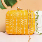 Exclusive Yellow Box Clutch Clutch La Vie Bien Exclusive Yellow Box Clutch
