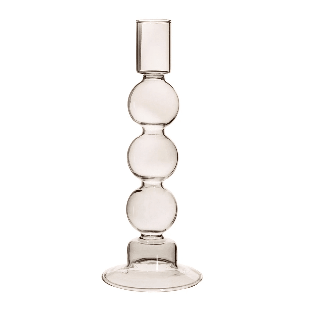 Exquisite glass candle holder