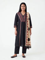 2121 - Dhabu cotton Kurti set