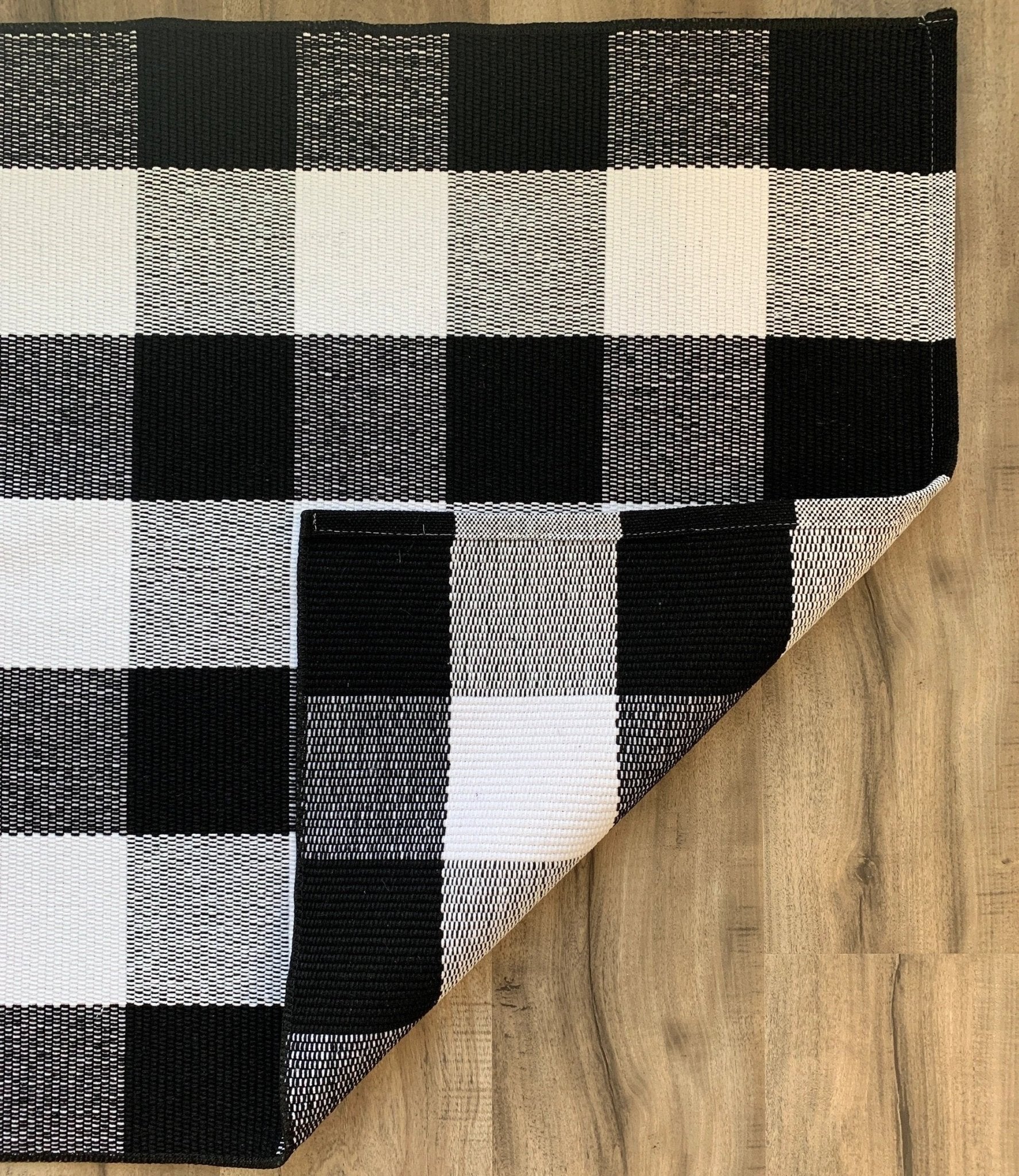 Extra Large Buffalo Plaid Doormat Layering Rug by Nickel Designs Custom Doormats