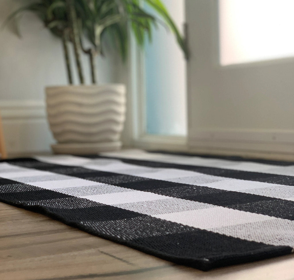Extra Large Buffalo Plaid Doormat Layering Rug by Nickel Designs Custom Doormats