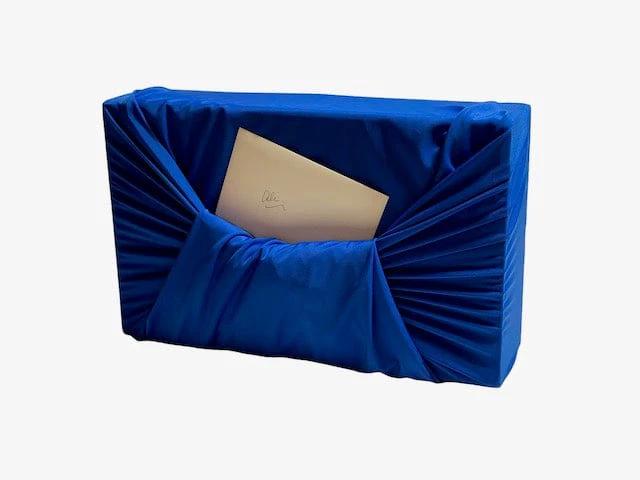 Extra Large Reusable Cloth Furoshiki Gift Wrap | Deep Blue by Shiki Wrap