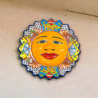 Extra Large Talavera Sun Wall Art | Handmade Mexican Decor Talavera Wall Art La Vie Bien Extra Large Talavera Sun Wall Art | Handmade Mexican Decor
