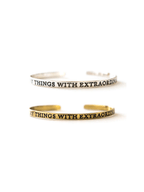 Extraordinary Love Quote Cuff
