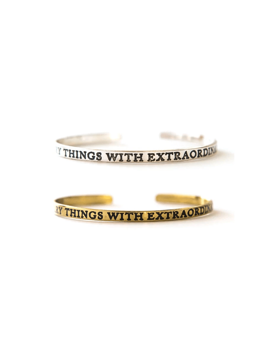 Extraordinary Love Quote Cuff