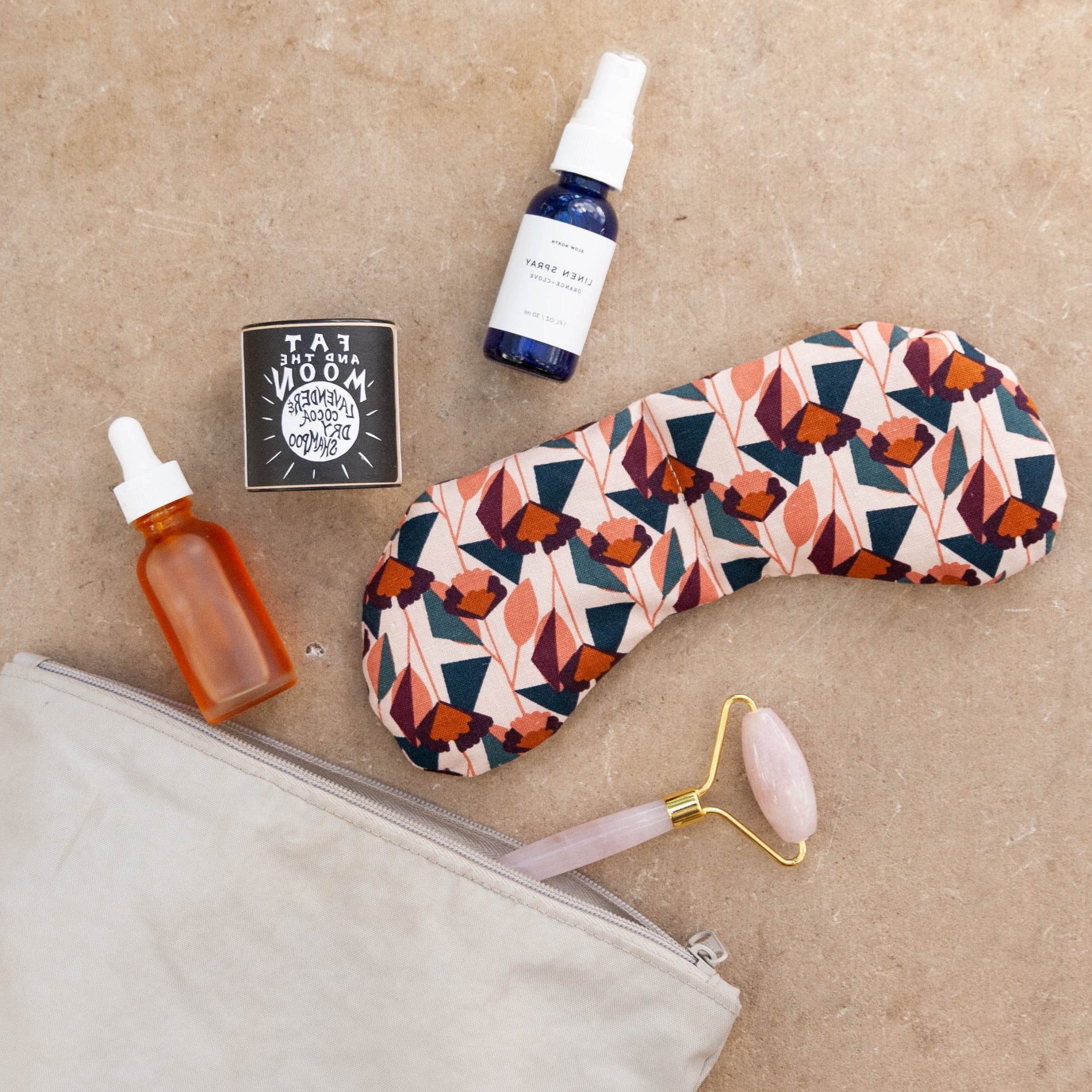 Eye Mask - Blush Florence Relaxation Accessories La Vie Bien Eye Mask - Blush Florence