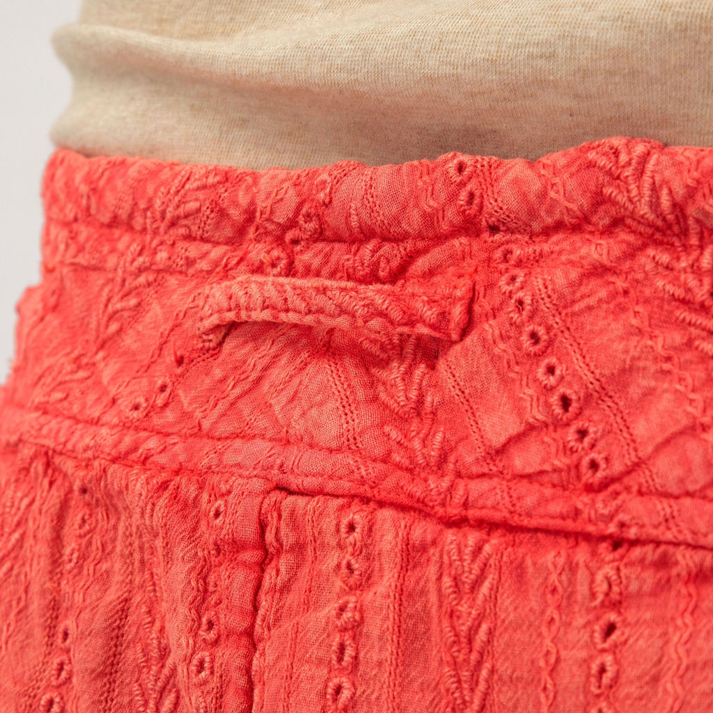 Eyelet Embroidered Relaxed Shorts Shorts La Vie Bien Eyelet Embroidered Relaxed Shorts