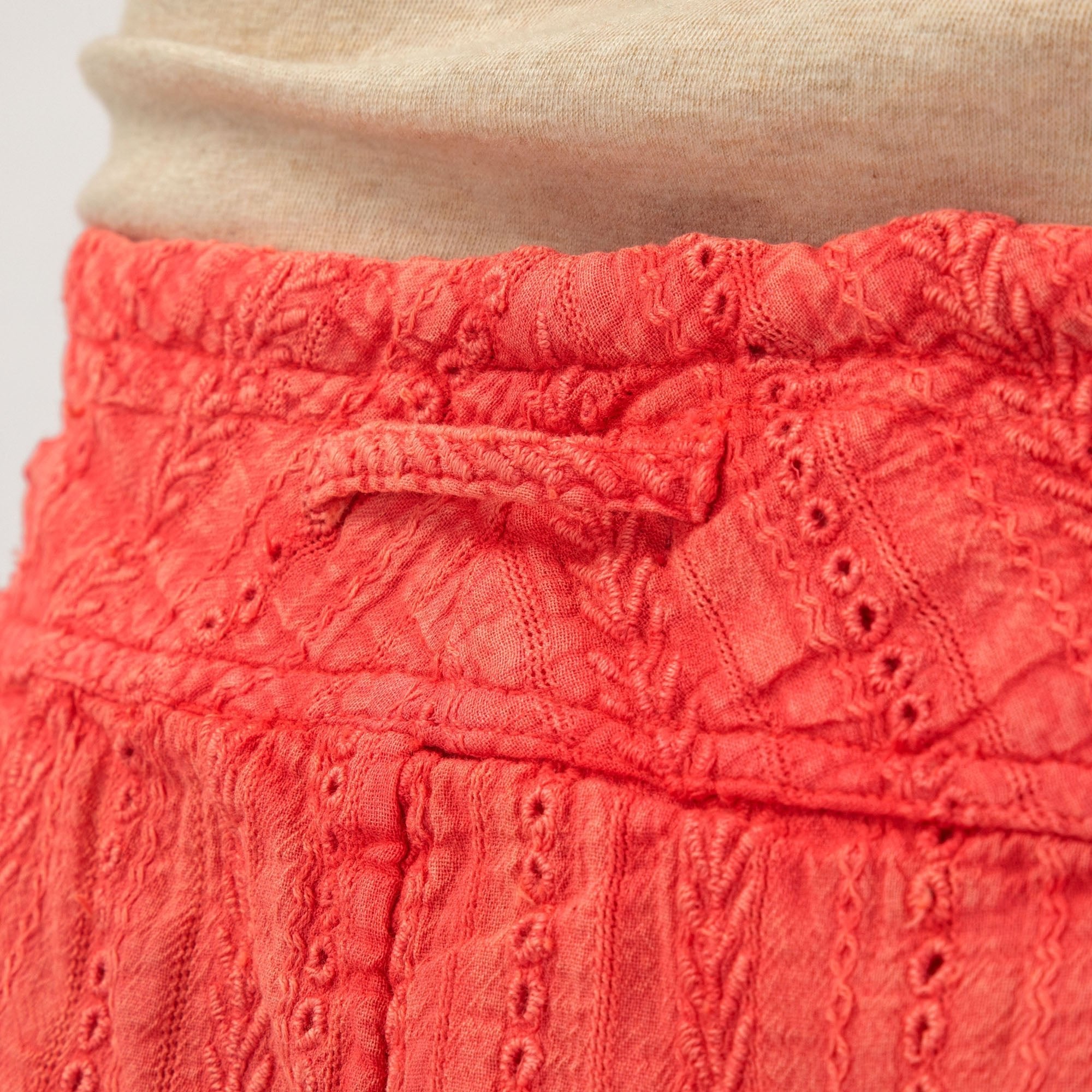 Eyelet Embroidered Relaxed Shorts Shorts La Vie Bien Eyelet Embroidered Relaxed Shorts