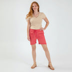 Eyelet Embroidered Relaxed Shorts Shorts La Vie Bien Eyelet Embroidered Relaxed Shorts
