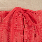 Eyelet Embroidered Relaxed Shorts Shorts La Vie Bien Eyelet Embroidered Relaxed Shorts