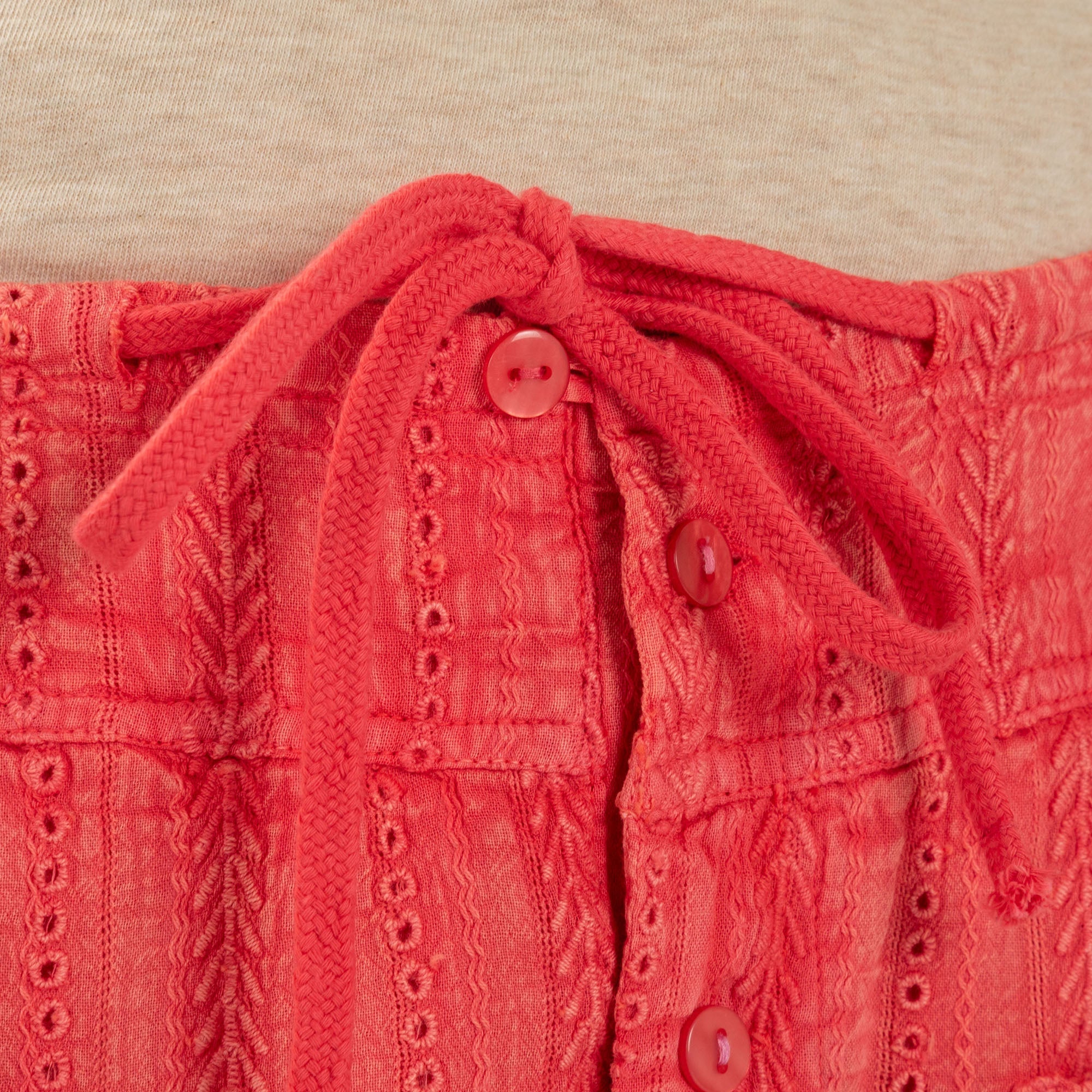 Eyelet Embroidered Relaxed Shorts Shorts La Vie Bien Eyelet Embroidered Relaxed Shorts