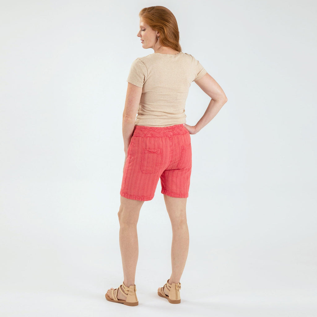 Eyelet Embroidered Relaxed Shorts Shorts La Vie Bien Eyelet Embroidered Relaxed Shorts