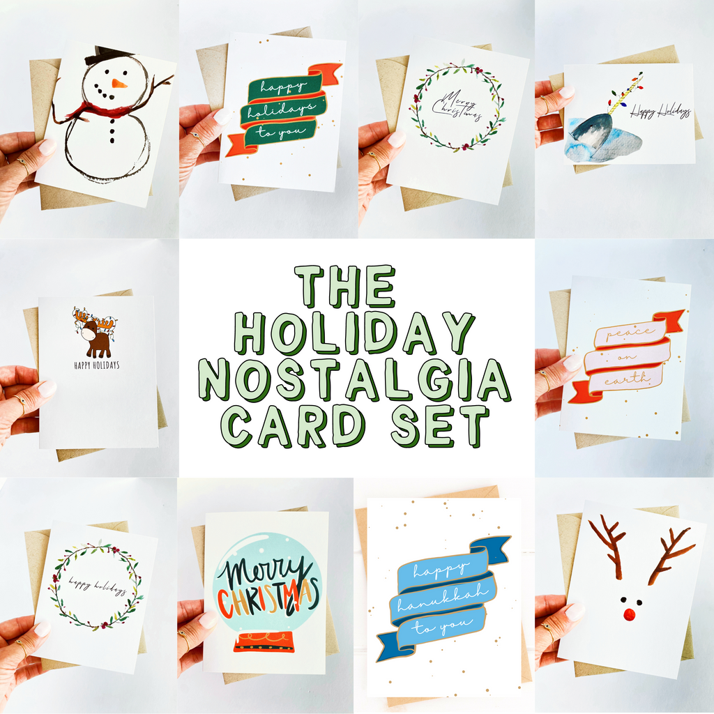 The Holiday Nostalgia Card Set 10 Card Assorted