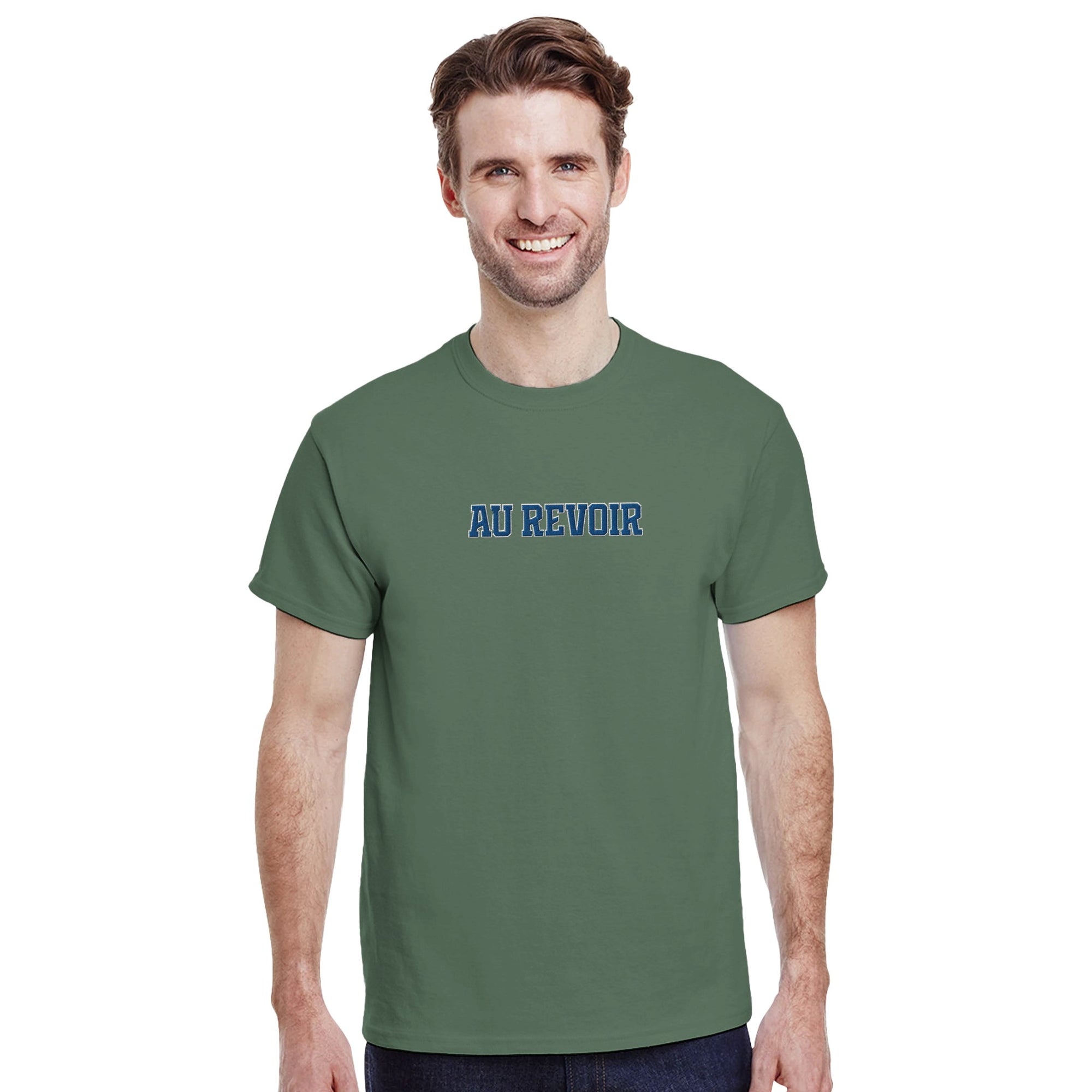 Au revoir embroidered tee