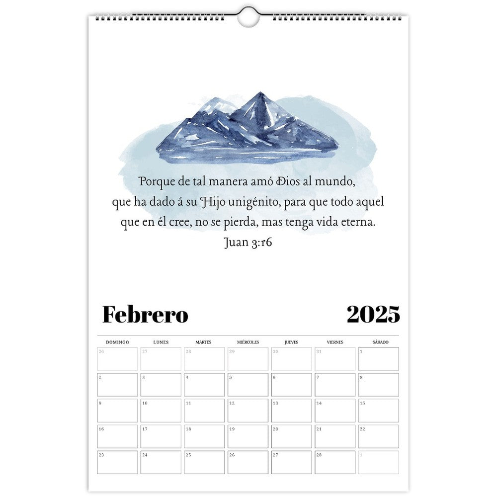 Muestrame el camino - Show me the Way Wall calendars 2025 (US & CA) Spanish - La Vie Bien - 2025 spanish - bible verse - bible verses spanish