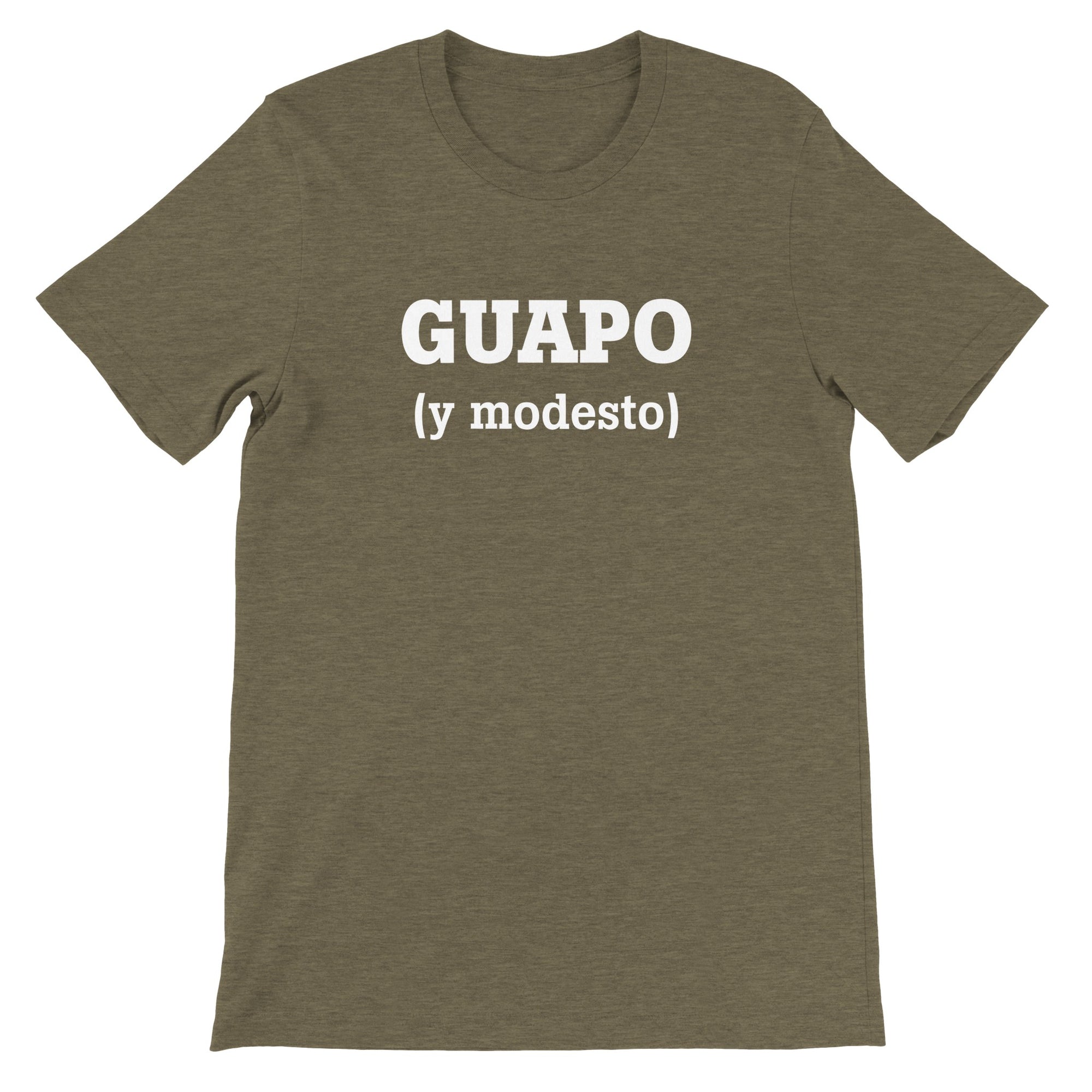 Guapo y modesto tee