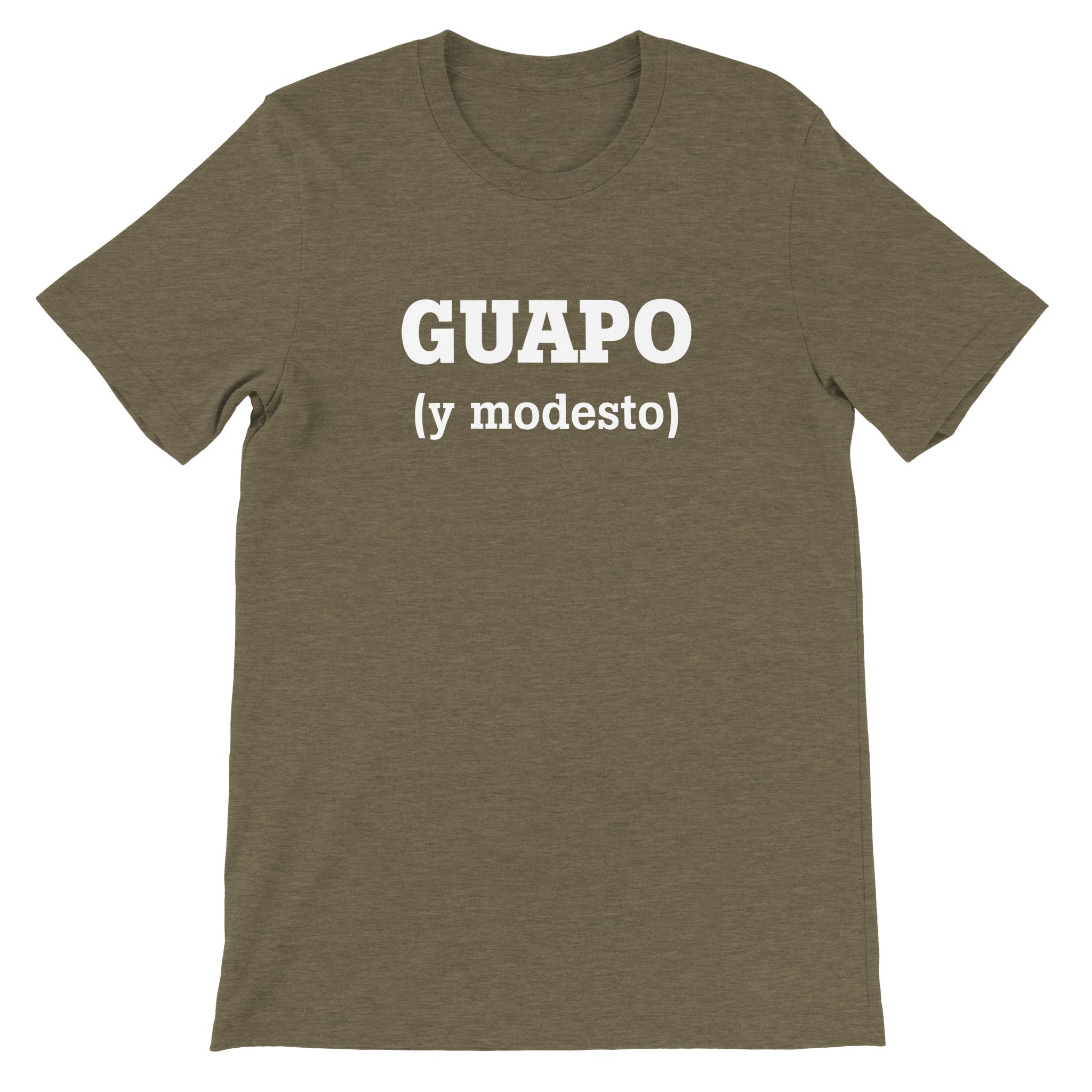 Guapo y modesto tee