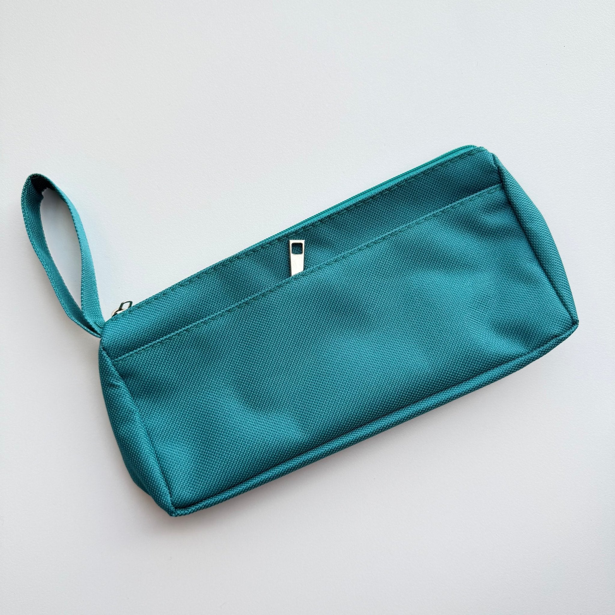 Fabric Pencil Case with Handle — Double Zipper Pockets La Vie Bien Fabric Pencil Case with Handle — Double Zipper Pockets