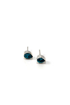 Faceted Teardrop Studs by Fair Anita
