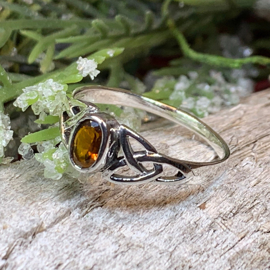Faelyn Celtic Trinity Knot Ring Ring La Vie Bien Faelyn Celtic Trinity Knot Ring
