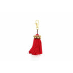 Fair Trade Cotton Tassel Zipper Pull with Bells | Handmade Keychain or Bag Charm from Thailand La Vie Bien Fair Trade Cotton Tassel Zipper Pull with Bells | Handmade Keychain or Bag Charm from Thailand