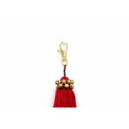 Fair Trade Cotton Tassel Zipper Pull with Bells | Handmade Keychain or Bag Charm from Thailand La Vie Bien Fair Trade Cotton Tassel Zipper Pull with Bells | Handmade Keychain or Bag Charm from Thailand