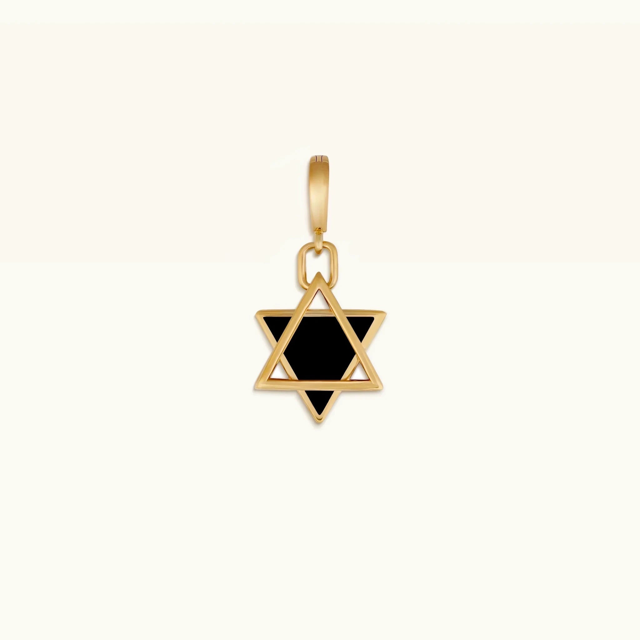 Faithful Discernment Black Onyx Star of David Pendant