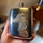Faithful Friend Jack Russell Pewter Hip Flask - Handmade in England Gifts La Vie Bien Faithful Friend Jack Russell Pewter Hip Flask - Handmade in England