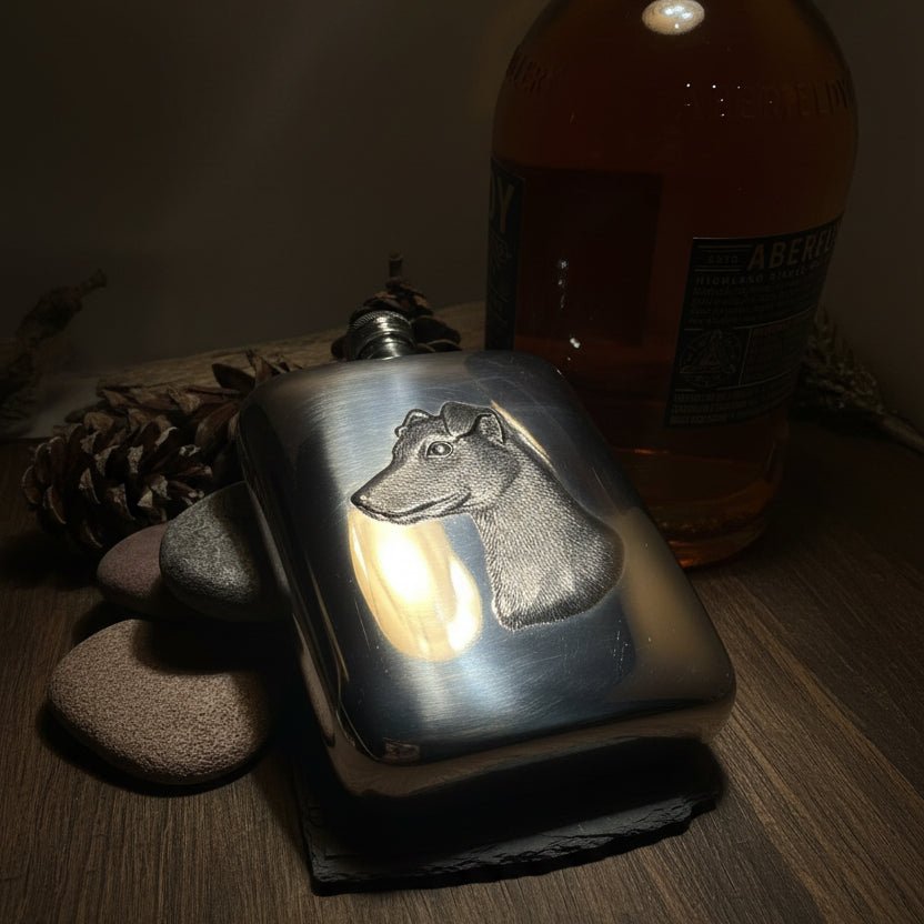 Faithful Friend Jack Russell Pewter Hip Flask - Handmade in England Gifts La Vie Bien Faithful Friend Jack Russell Pewter Hip Flask - Handmade in England