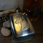 Faithful Friend Jack Russell Pewter Hip Flask - Handmade in England Gifts La Vie Bien Faithful Friend Jack Russell Pewter Hip Flask - Handmade in England