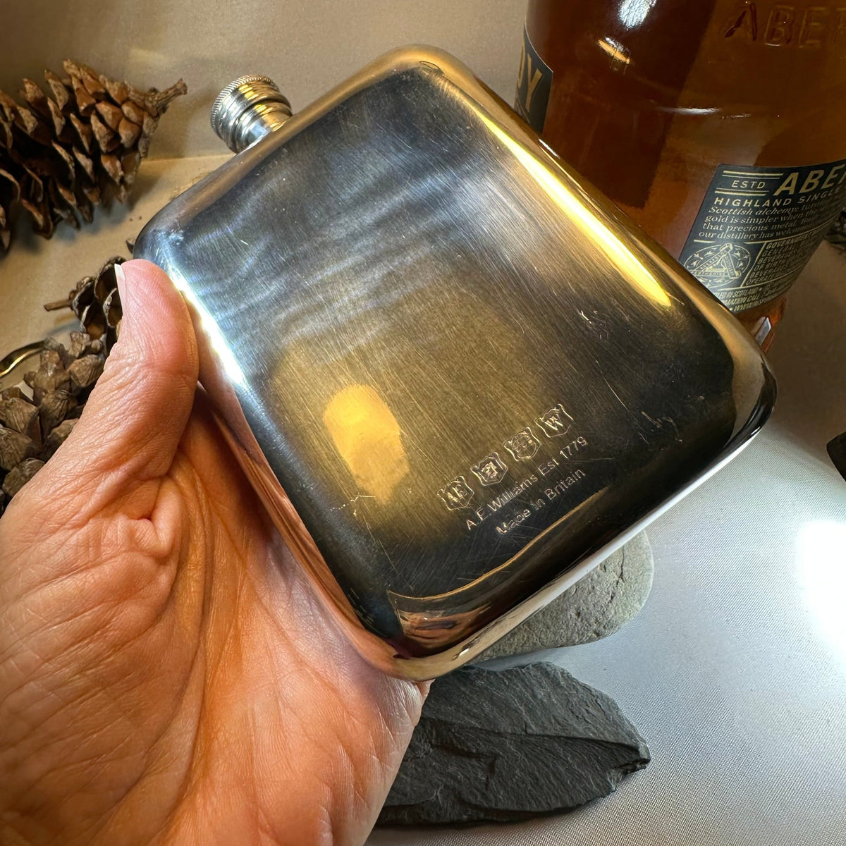 Faithful Friend Jack Russell Pewter Hip Flask - Handmade in England Gifts La Vie Bien Faithful Friend Jack Russell Pewter Hip Flask - Handmade in England