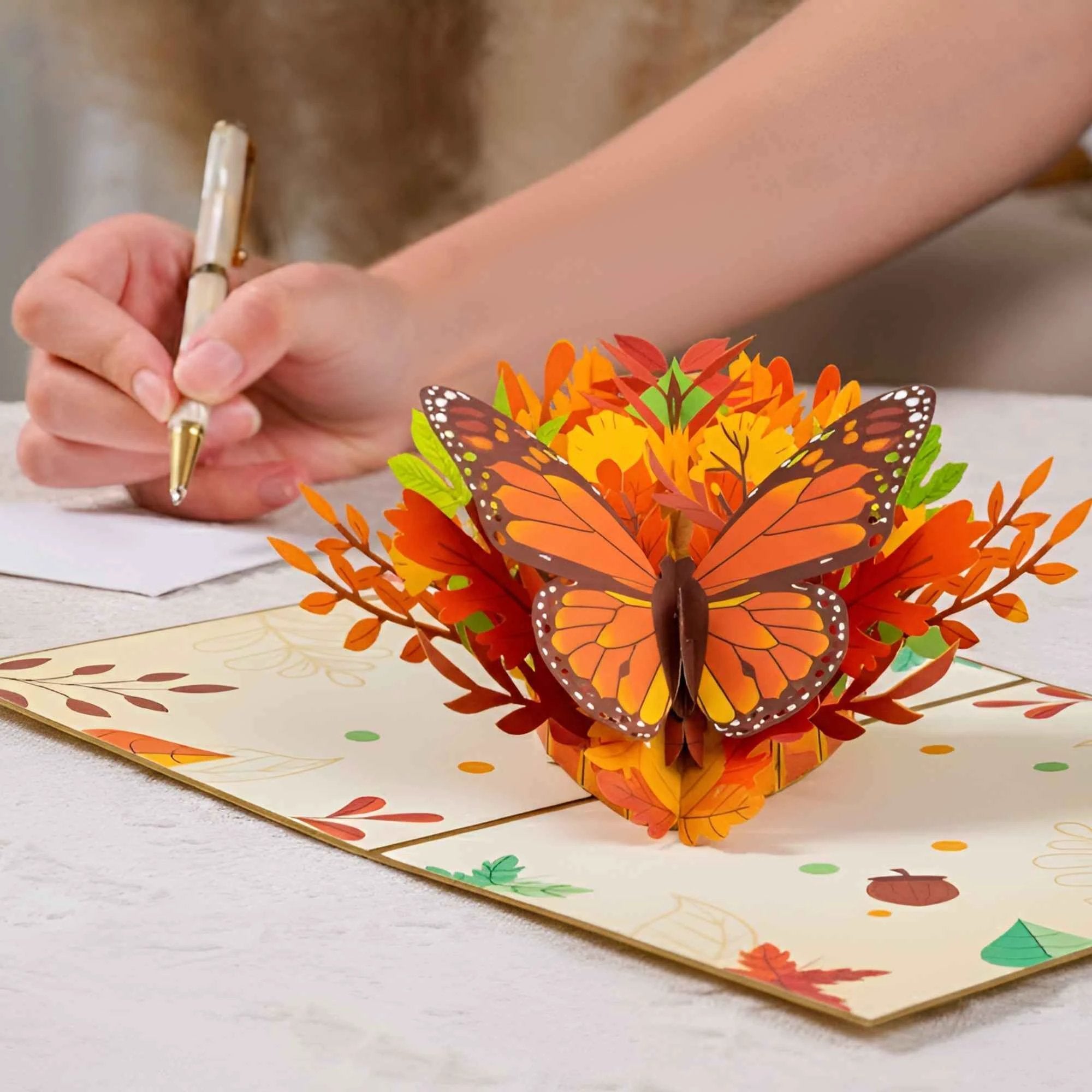 Fall Butterfly Pop Up Card by Paper Love