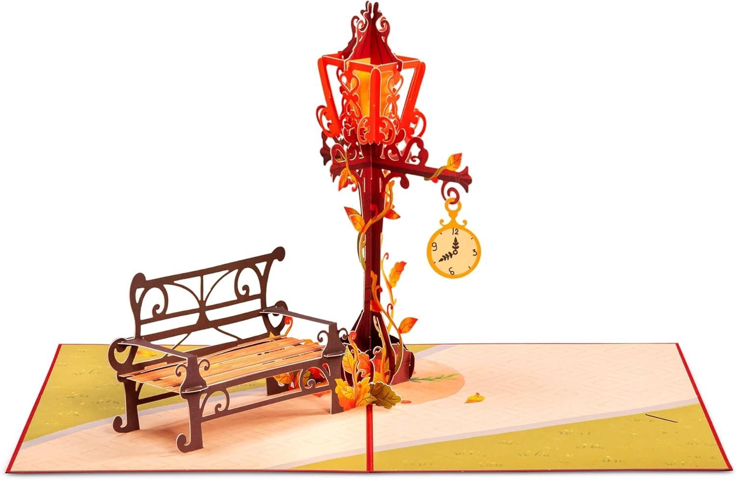 Fall Lamppost Pop Up Card by Paper Love