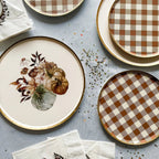 Thanksgiving Fall Pumpkin Dinner Paper Plate (8pcs)
