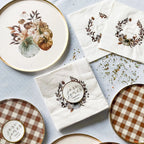 Fall Pumpkin Give Thanks Large Paper Napkins (16pcs)