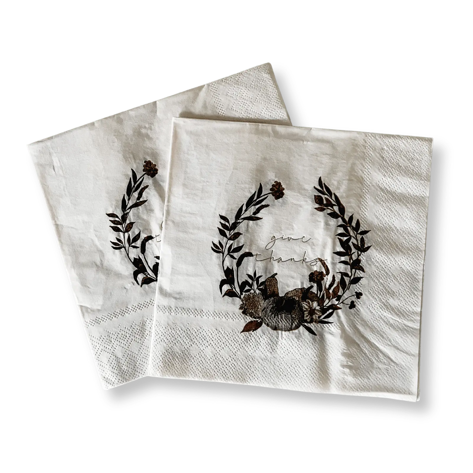 Fall Pumpkin Give Thanks Large Paper Napkins (16pcs)