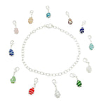 Familia Silver Birthstone Charms by Alegria Accessories Inc