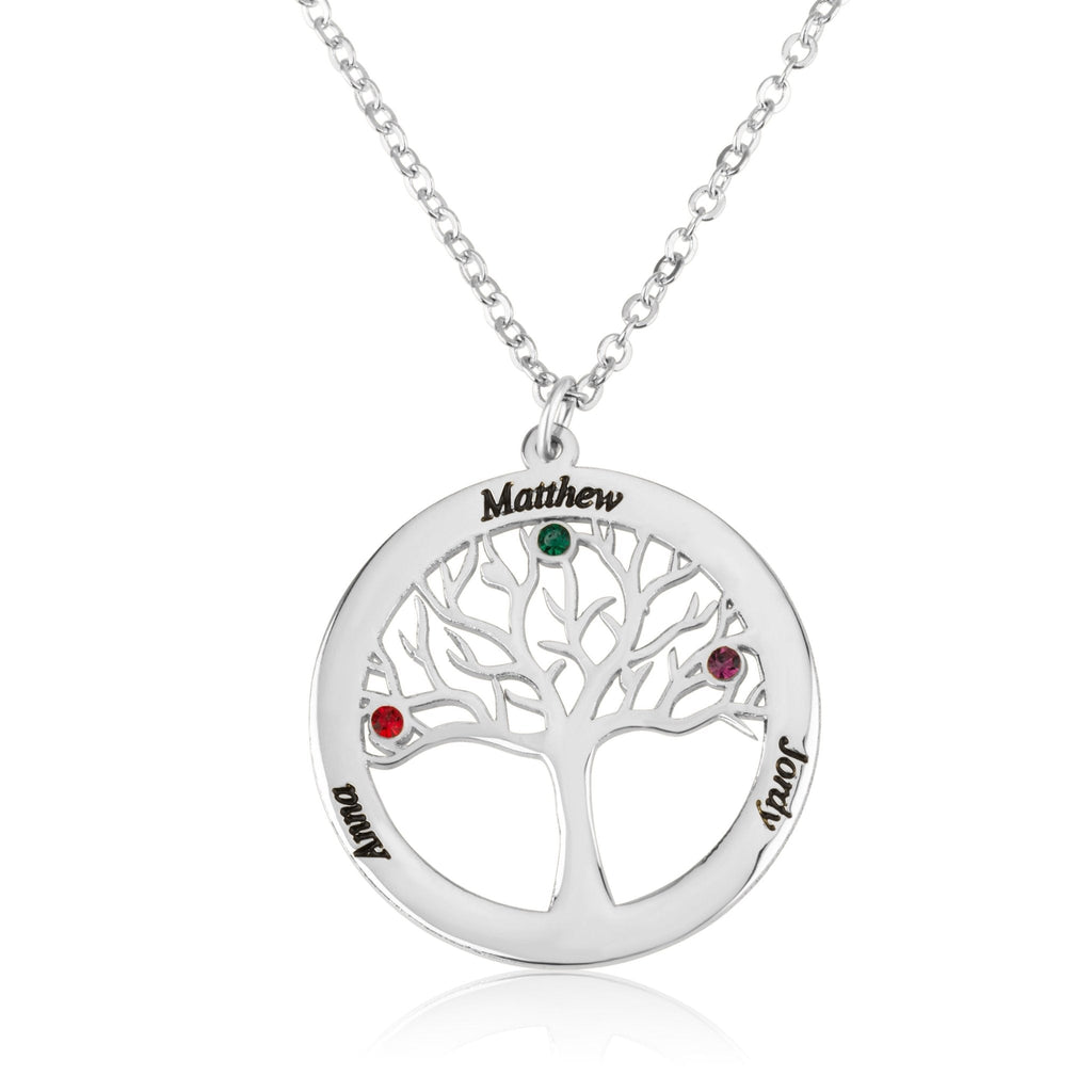 Family Tree Necklace La Vie Bien Family Tree Necklace
